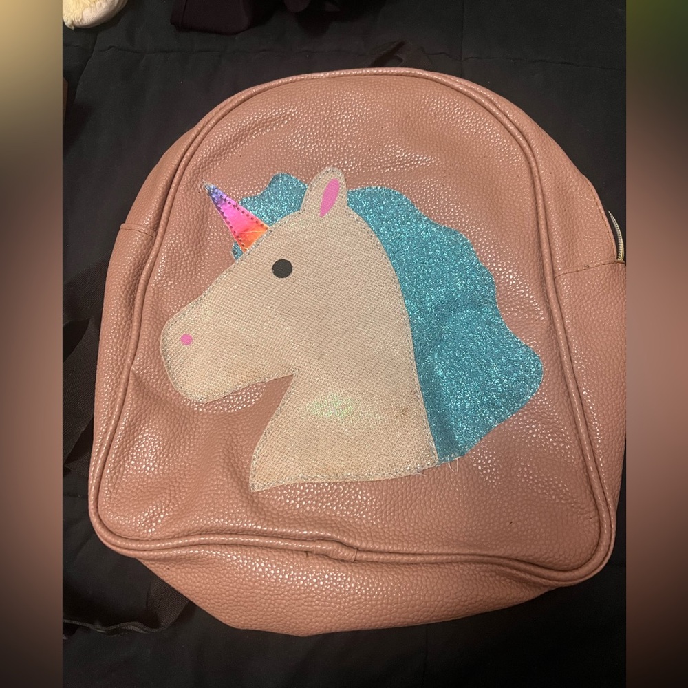 Kids Unicorn Backpack - Pink and Blue
